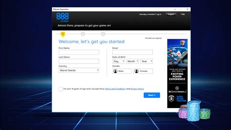 888 poker login online